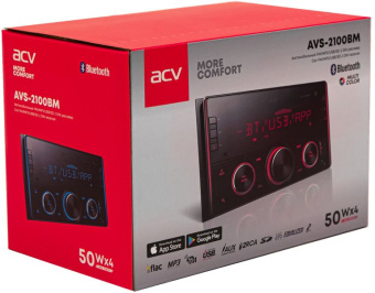 Автомагнитола ACV AVS-2100BM 2DIN 4x50Вт ПДУ (40190) - купить недорого с доставкой в интернет-магазине