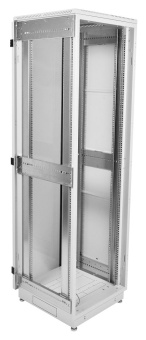 Шкаф серверный ЦМО (ШТК-М-42.6.10-1ААА-9005) напольный 42U 600x1000мм пер.дв.стекл задн.дв.стал.лист 2 бок.пан. направл.под закл.гайки 1010кг черный 855мм 133кг 180град. 2030мм IP20 - купить недорого с доставкой в интернет-магазине