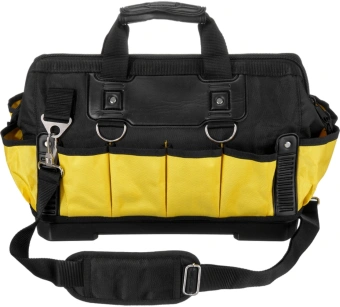 Сумка для инструментов IEK BG-02 желтый/черный (A2L5-BG12-02-K02) - купить недорого с доставкой в интернет-магазине