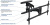 Кронштейн для телевизора Kromax ATLANTIS-65 черный 40"-90" макс.45кг настенный поворотно-выдвижной и наклонный - купить недорого с доставкой в интернет-магазине