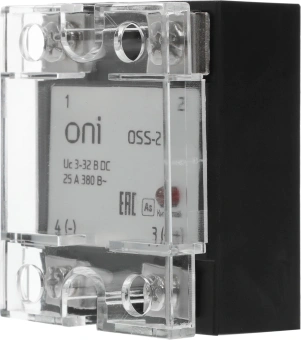 Реле твердотельное IEK Oni OSS-2 одноф. 380В (OSS-2-3-25-B) - купить недорого с доставкой в интернет-магазине