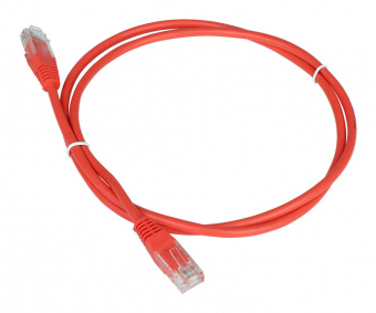 Патч-корд Lanmaster TWT-45-45-3.0-RD UTP вилка RJ-45-вилка RJ-45 кат.5е 3м красный ПВХ (уп.:1шт) - купить недорого с доставкой в интернет-магазине