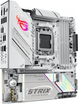 Материнская плата Asus ROG STRIX B850-G GAMING WIFI SocketAM5 AMD B850 4xDDR5 mATX AC`97 8ch(7.1) 2.5Gg RAID+HDMI+DP - купить недорого с доставкой в интернет-магазине