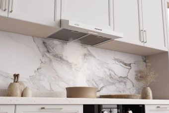Вытяжка козырьковая Elikor Eco ONE 60 WH белый управление: кнопочное - купить недорого с доставкой в интернет-магазине