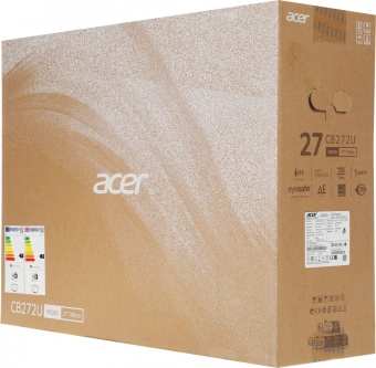 Монитор Acer 27" Vero CB272UE3bmiprux черный IPS LED 1ms 16:9 HDMI M/M матовая HAS Piv 350cd 178гр/178гр 2560x1440 100Hz FreeSync DP 2K USB 7.89кг - купить недорого с доставкой в интернет-магазине