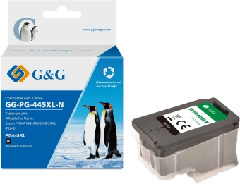 Картридж струйный G&G GG-PG-445XL-N PG-445 черный (15мл) для Canon PIXMA MG3040/2545S/2440/2940/2540/2540S;iP2840;MX494;TS204/3140/3440;TR4540/3340/4640 - купить недорого с доставкой в интернет-магазине