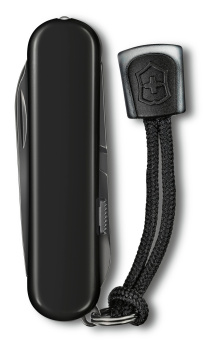 Нож перочинный Victorinox Signature Lite Onyx Black (0.6226.31P) 58мм 8функц. черный подар.коробка в комплекте: шнурок - купить недорого с доставкой в интернет-магазине