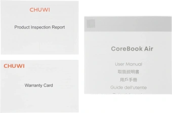 Ноутбук Chuwi Corebook Air Core Ultra 5 226V 16Gb SSD512Gb Intel Arc 130V 14" IPS 2.8K (2880x1800) Windows 11 Pro grey WiFi BT Cam 4737mAh - купить недорого с доставкой в интернет-магазине
