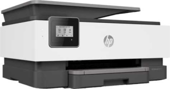 МФУ струйный HP OfficeJet 8013 (1KR70B) A4 Duplex WiFi черный/белый - купить недорого с доставкой в интернет-магазине