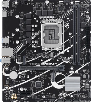 Материнская плата Asus PRIME B760M-F Soc-1700 Intel B760 2xDDR5 mATX AC`97 8ch(7.1) GbLAN RAID+HDMI - купить недорого с доставкой в интернет-магазине