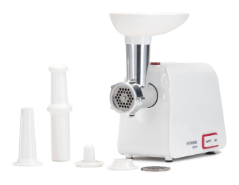 Мясорубка Hyundai HY-MG5391 1900Вт белый - купить недорого с доставкой в интернет-магазине
