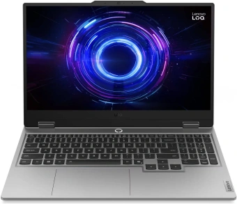 Ноутбук Lenovo LOQ 15IRX10 Core i7 13700HX 16Gb SSD512Gb NVIDIA GeForce RTX5050 8Gb 15.6" IPS FHD (1920x1080) без ОС grey WiFi BT Cam (83JE00YPPS) - купить недорого с доставкой в интернет-магазине