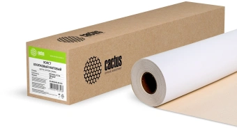 Холст Cactus CS-MC340-61015 610мм-15м/340г/м2/белый хлопок для струйной печати втулка:50.8мм (2") - купить недорого с доставкой в интернет-магазине