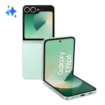 Смартфон Samsung SM-F741B Galaxy Z Flip 6 5G 256Gb 12Gb мятный раскладной 3G 4G 1Sim 6.7" 1080x2640 Android 14 50Mpix 802.11 a/b/g/n/ac/ax NFC GPS GSM900/1800 GSM1900 TouchSc Protect - купить недорого с доставкой в интернет-магазине