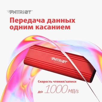 Накопитель SSD Patriot USB-C 512GB PTPL512GPEC Lite Transporter 2.5" красный - купить недорого с доставкой в интернет-магазине