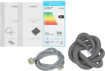 Посудомоечная машина Vitek VT-DT506 белый (компактная) - купить недорого с доставкой в интернет-магазине