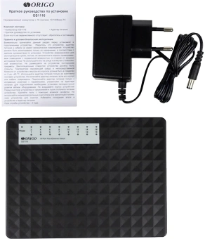 Коммутатор Origo OS1116 OS1116/A1A (L2) 16x100Мбит/с неуправляемый - купить недорого с доставкой в интернет-магазине