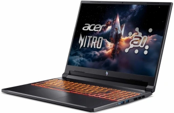 Ноутбук Acer Nitro V 16 ANV16-42-R309 Ryzen 5 240 16Gb SSD512Gb NVIDIA GeForce RTX5050 8Gb 16" IPS WQXGA (2560x1600) Windows 11 Home Multi Language black WiFi BT Cam (NH.U2NAA.001) - купить недорого с доставкой в интернет-магазине
