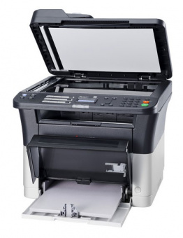 МФУ лазерный Kyocera FS-1025MFP (1102M63RU0/RUV/RU2/NX2) A4 Duplex белый - купить недорого с доставкой в интернет-магазине