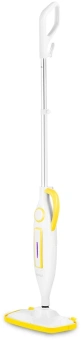 Швабра паровая Kitfort КТ-1097 1250Вт белый/желтый - купить недорого с доставкой в интернет-магазине