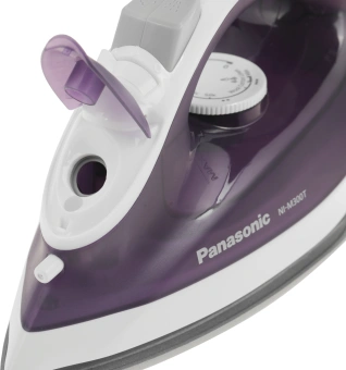 Утюг Panasonic NI-M300TVTW 1800Вт белый/фиолетовый - купить недорого с доставкой в интернет-магазине