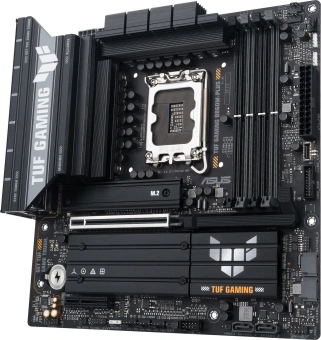 Материнская плата Asus TUF GAMING B860M-PLUS Soc-1851 Intel B860 4xDDR5 mATX AC`97 8ch(7.1) 2.5Gg RAID+HDMI+DP - купить недорого с доставкой в интернет-магазине