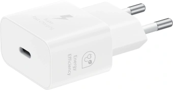 Сетевое зар./устр. Samsung EP-T2510 25W 3A (PD) USB Type-C белый (EP-T2510XWEGEU) - купить недорого с доставкой в интернет-магазине