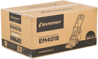 Газонокосилка роторная Champion EM4018 1800Вт - купить недорого с доставкой в интернет-магазине