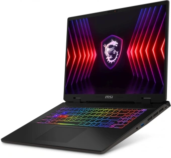 Ноутбук MSI Sword 17 HX B13VFKG-221XRU Core i7 13700HX 32Gb SSD1Tb NVIDIA GeForce RTX4060 8Gb 17" IPS FHD+ (1920x1200) Free DOS grey space WiFi BT Cam (9S7-17T214-221) - купить недорого с доставкой в интернет-магазине