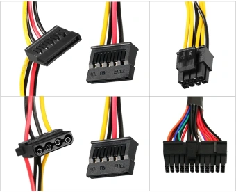 Блок питания KingPrice ATX 400W KPPSU400 (20+4pin) 120mm fan 3xSATA - купить недорого с доставкой в интернет-магазине