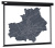 Экран Cactus 152x203см Wallscreen CS-PSW-152X203-BK 4:3 настенно-потолочный рулонный черный - купить недорого с доставкой в интернет-магазине
