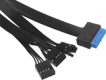 Корпус Accord ACC-ZA11B черный без БП ATX 10x120mm 1xUSB2.0 2xUSB3.0 audio bott PSU - купить недорого с доставкой в интернет-магазине