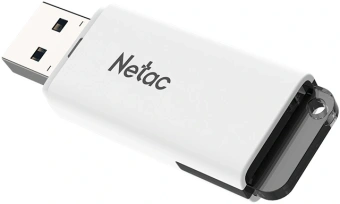 Флеш Диск Netac 32GB U185 NT03U185N-032G-32WH USB3.0 белый - купить недорого с доставкой в интернет-магазине