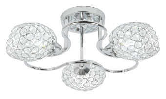 Люстра Hiper Napoli H100-3 потолоч. хром - купить недорого с доставкой в интернет-магазине