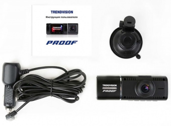 Видеорегистратор TrendVision Proof PRO GPS черный 2Mpix 1080x1920 1080p 170гр. GPS JL5701 - купить недорого с доставкой в интернет-магазине