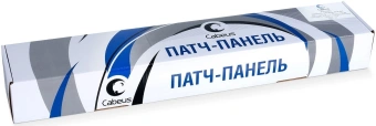 Патч-панель Cabeus PLHD-48-CAT.5E-DUAL 19" 1U 48xRJ45 кат.5E - купить недорого с доставкой в интернет-магазине