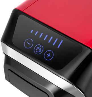 Кофемашина Kitfort КТ-7227 1400Вт красный/черный - купить недорого с доставкой в интернет-магазине