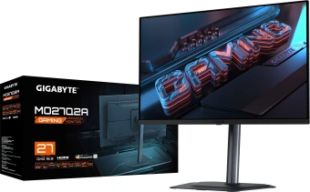 Монитор Gigabyte 26.5" MO27Q2A черный QD OLED LED 16:9 HDMI M/M матовая HAS Piv 1500000:1 1000cd 178гр/178гр 2560x1440 280Hz G-Sync FreeSync Premium Pro DP Quad 2K (1440p) USB 6.09кг - купить недорого с доставкой в интернет-магазине