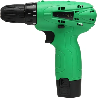 Дрель-шуруповерт Zitrek Green 12-Li аккум. патрон:быстрозажимной (кейс в комплекте) (063-4072) - купить недорого с доставкой в интернет-магазине