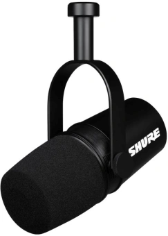 Микрофон проводной Shure MV7X черный - купить недорого с доставкой в интернет-магазине