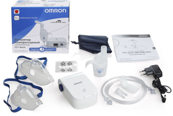 Ингалятор Omron C21 Basic (NE-C803-RU) компрессорный стационарный белый - купить недорого с доставкой в интернет-магазине