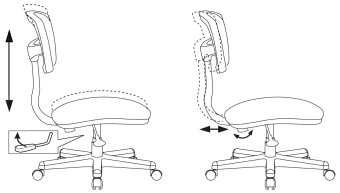 Кресло Бюрократ CH-299NX серый сиденье серый Neo Grey сетка/ткань крестов. пластик - купить недорого с доставкой в интернет-магазине