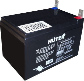 Батарея аккумуляторная Huter 64/1/23 12В 12Ач SLA - купить недорого с доставкой в интернет-магазине