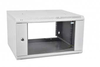 Шкаф коммутационный ЦМО ШРН-ЭКОНОМ (ШРН-Э-15.350) настенный 15U 600x350мм пер.дв.стекл задн.дв.стал.лист 85кг серый 300мм 746мм - купить недорого с доставкой в интернет-магазине
