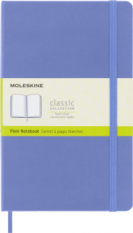 Блокнот Moleskine CLASSIC QP062B42 Large 130х210мм 240стр. нелинованный твердая обложка голубая гортензия - цена, купить или заказать с доставкой в интернет-магазине Блокнот Moleskine CLASSIC QP062B42 Large 130х210мм 240стр. нелинованный твердая обложка голубая гортензия - купить недорого с доставкой в интернет-магазине