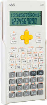 Калькулятор научный Deli E1720-white белый 10+2-разр. - купить недорого с доставкой в интернет-магазине