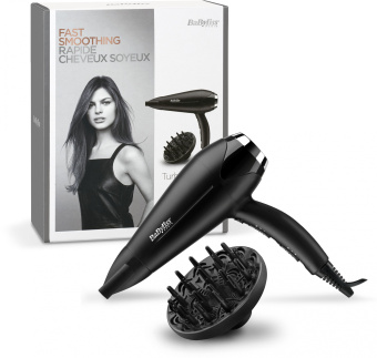 Фен Babyliss D572DE 2200Вт черный/серебристый - купить недорого с доставкой в интернет-магазине