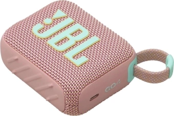 Колонка порт. JBL Go 4 розовый 4.2W 1.0 BT 850mAh (JBLGO4PINK) - купить недорого с доставкой в интернет-магазине