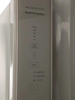 Холодильник Hitachi R-V660PUC7-1 BEG 2-хкамерн. бежевый глянц. инвертер - купить недорого с доставкой в интернет-магазине