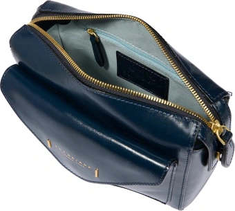 Сумка кросс-боди женская The Bridge Frida 04290401/YH темно-синяя натур.кожа - купить недорого с доставкой в интернет-магазине